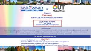 Last chance to Register for our Metrowest Town Hall Forum, with @OUTMetrowest : https://bit.ly/MEQ-METROWEST